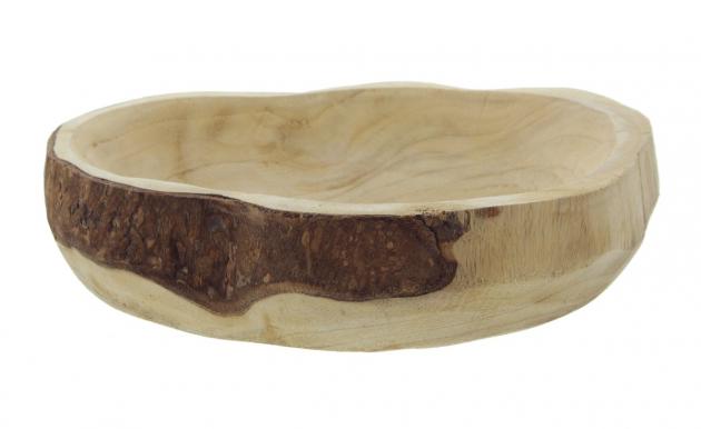 Schale "Wood", Dekoschale, Holzdeko
