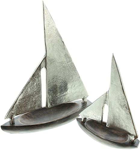 Metall-Schiff "Sailing", 2er Set