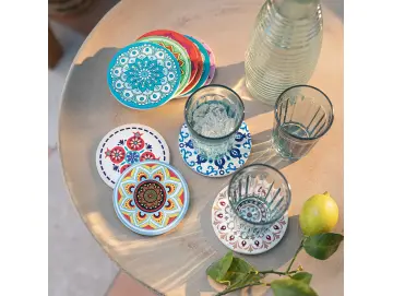 Untersetzer "Mandala", 10er Set