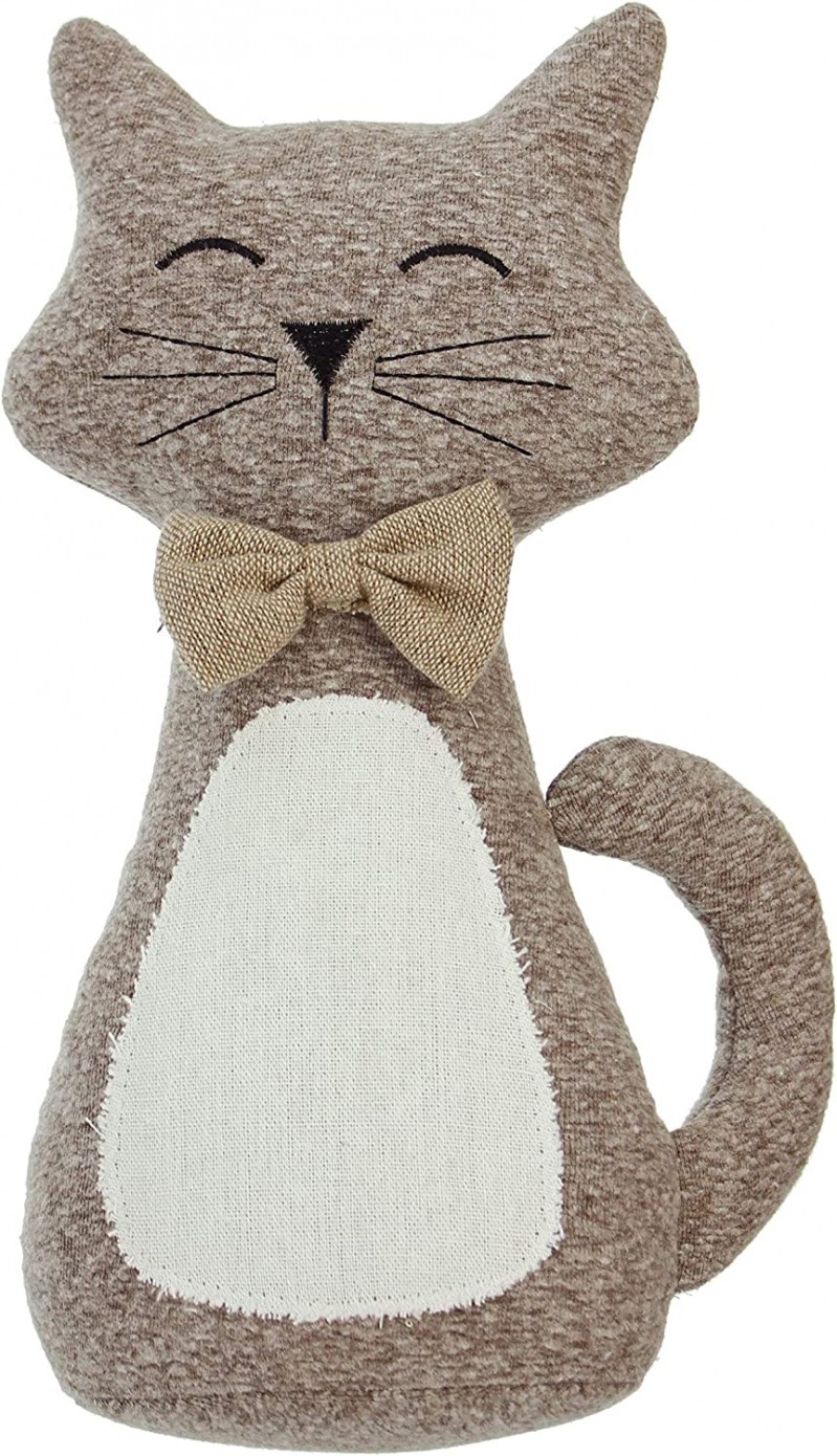 Türstopper Katze CHARLY aus Stoff, Türpuffer, Feststeller