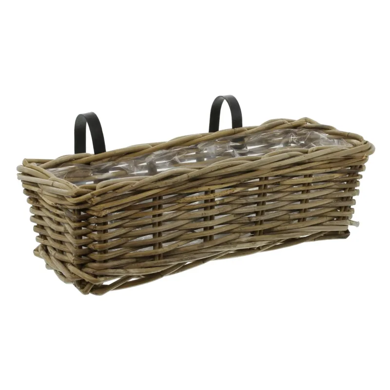 Balkonpflanzer "Rattan", mittel