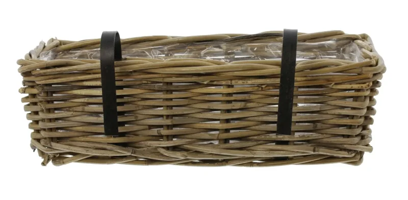 Balkonpflanzer "Rattan", mittel