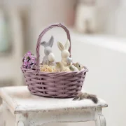 Bügelkörbchen "Zartrosa"