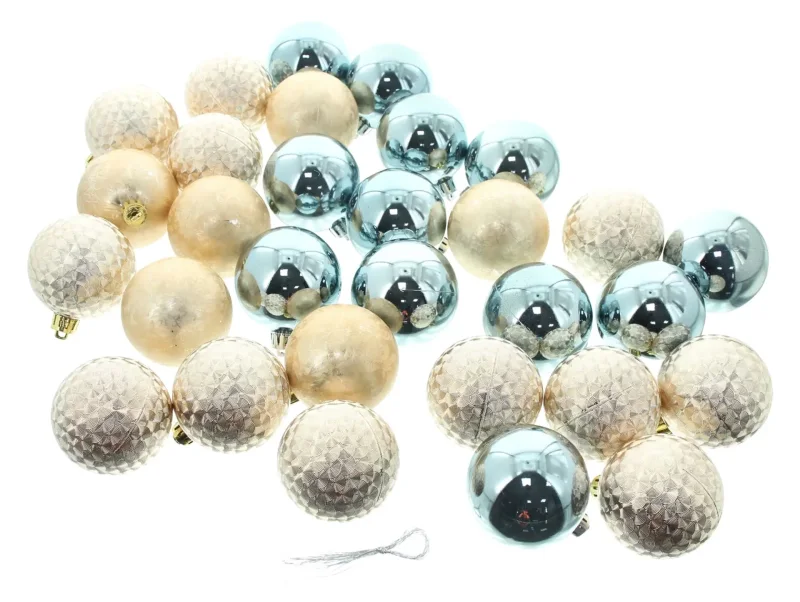 Christbaumkugel "Modern", 30er Set