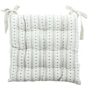 Cottage Stuhlkissen mit Herzstoff 40 x 40 cm