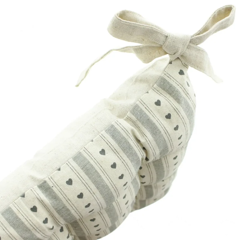 Cottage Stuhlkissen mit Herzstoff 40 x 40 cm