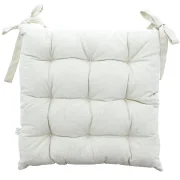 Cottage Stuhlkissen mit Herzstoff 40 x 40 cm