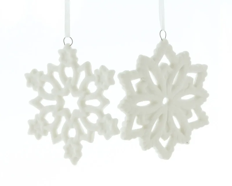 Deko-Hänger "Schneekristall", 4er Set