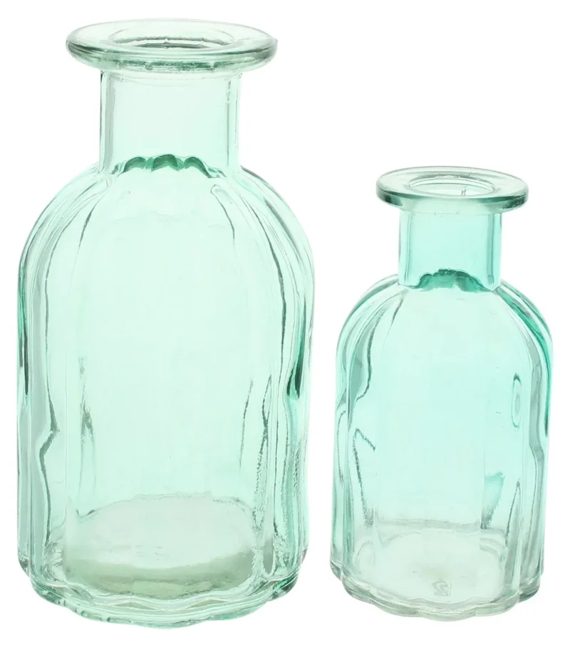 Dekovase "Aquagrün", 4er Set