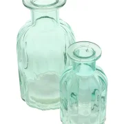 Dekovase "Aquagrün", 4er Set