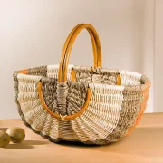 Einkaufskorb "Orange/Natur"