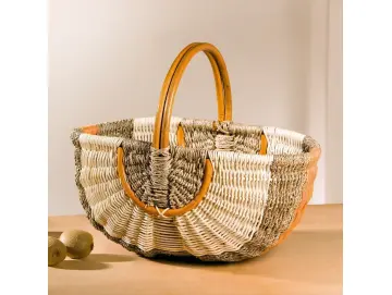 Einkaufskorb "Orange/Natur"