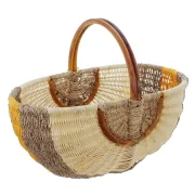 Einkaufskorb "Orange/Natur"