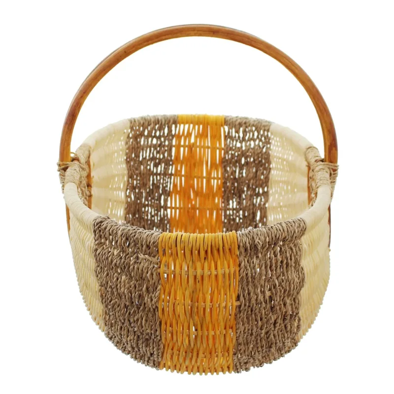 Einkaufskorb "Orange/Natur"