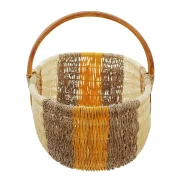 Einkaufskorb "Orange/Natur"