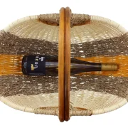 Einkaufskorb "Orange/Natur"