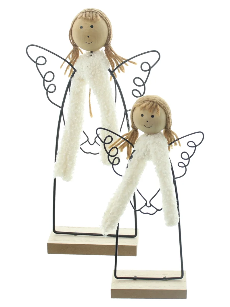 Engel "Black", 2er Set