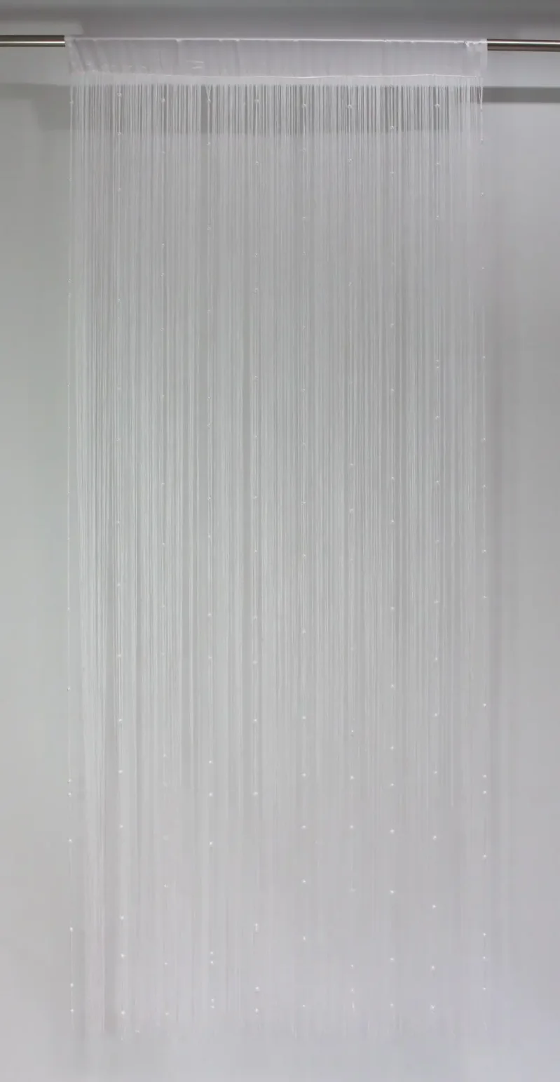 Fadenvorhang "Weiße Perlen"