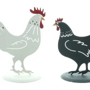 Figur "Black & White", 2er Set