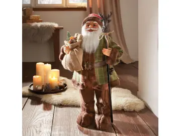 Figur "Santa mit Stab"