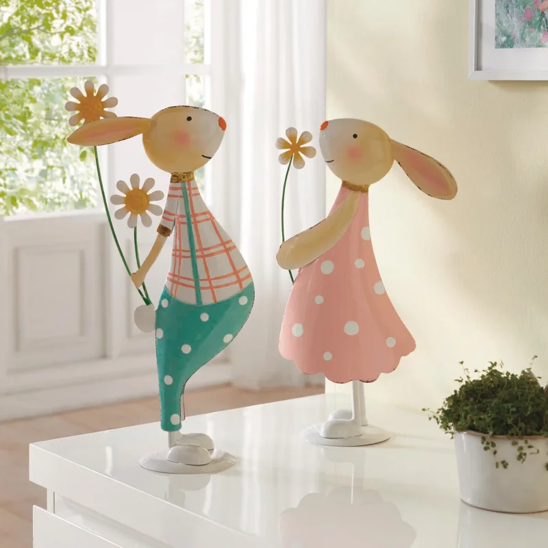 Figur "Verliebte Hasen", 2er Set