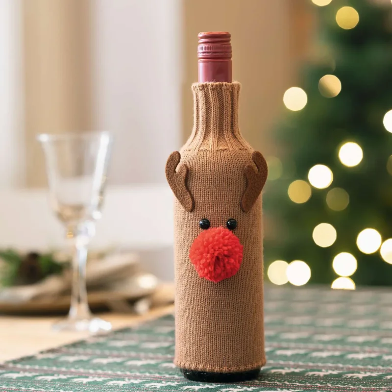 Flaschendeko "Rudolf"