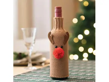 Flaschendeko "Rudolf"