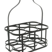 Flaschenkorb "Metall", für 6 Flaschen