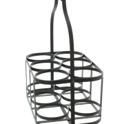 Flaschenkorb "Metall", für 6 Flaschen