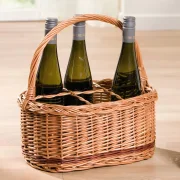 Flaschenkorb "Rustico", für 6 Flaschen