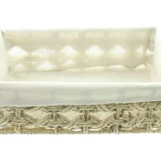 Füllkorb Arte, Papierschnur, Metallrahmen, Stoffeinsatz 70% Baumwolle, 30% Leinen Maße: 31 x 21 x 10 cm