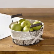 Füllkorb "Pünktchen", rund