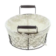 Füllkorb "Pünktchen", rund