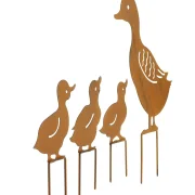 Gartenstecker "Entenfamilie", 4er Set