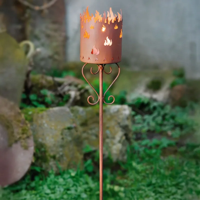 Gartenstecker "Flammenkelch"