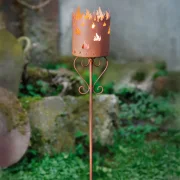 Gartenstecker "Flammenkelch"