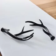 Geweih "Schwarz", 2er Set