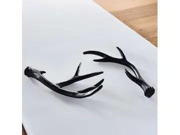 Geweih "Schwarz", 2er Set