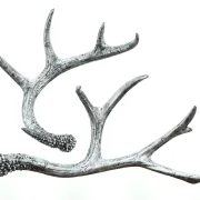 Geweih "Silber", 2er Set