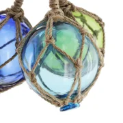 Glaskugel "Netz", 3er Set