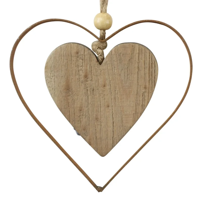 Hänger "Herz in Herz", 2er Set