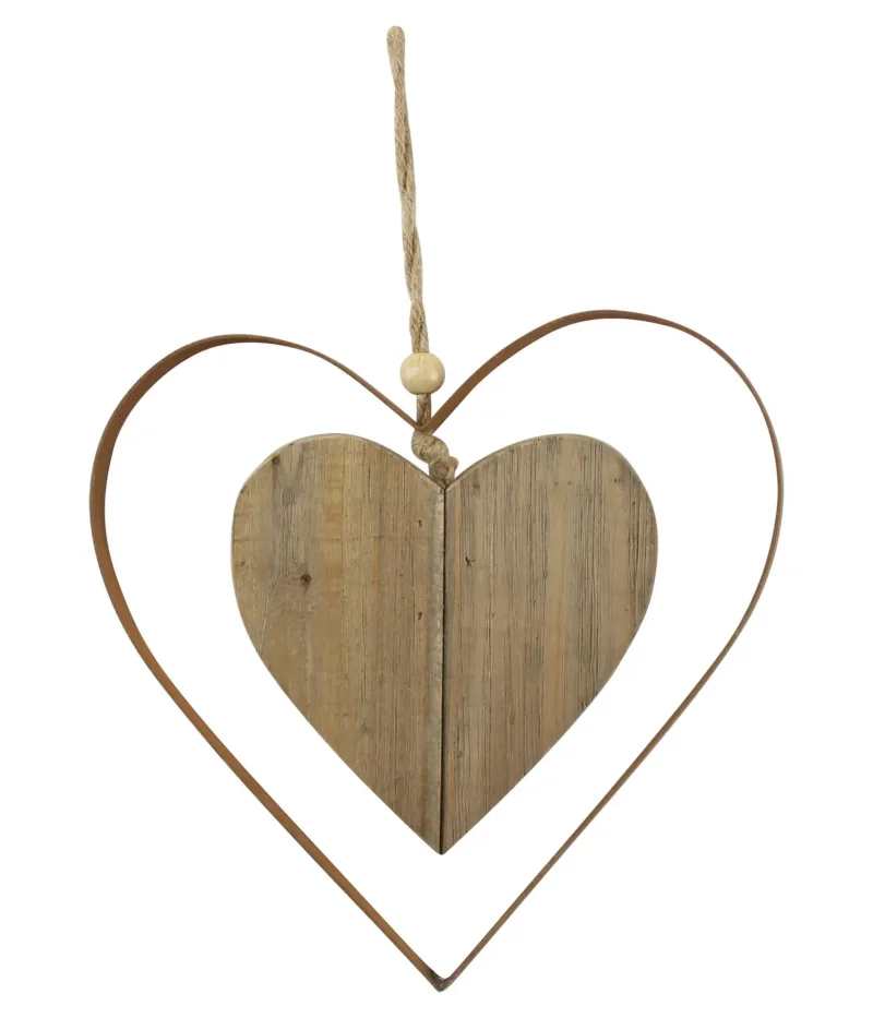 Hänger "Herz in Herz", 2er Set