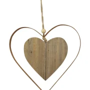 Hänger "Herz in Herz", 2er Set