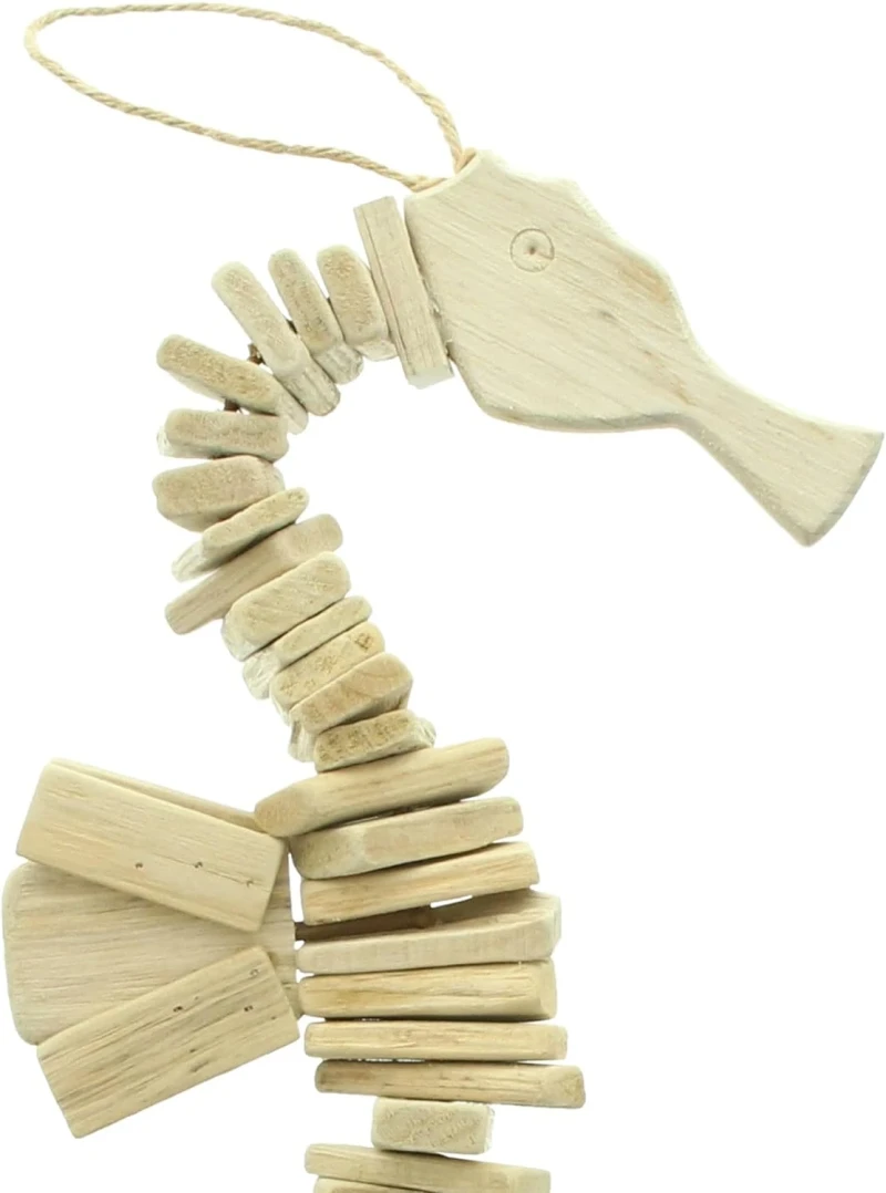 Hänger Seepferdchen, Treibholz, Metall Maße: Höhe 45 cm, Gartenfiguren, Hozdeko, Skulpturen