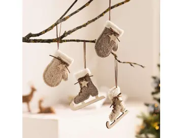 Hänger "Winterzeit", 4er Set