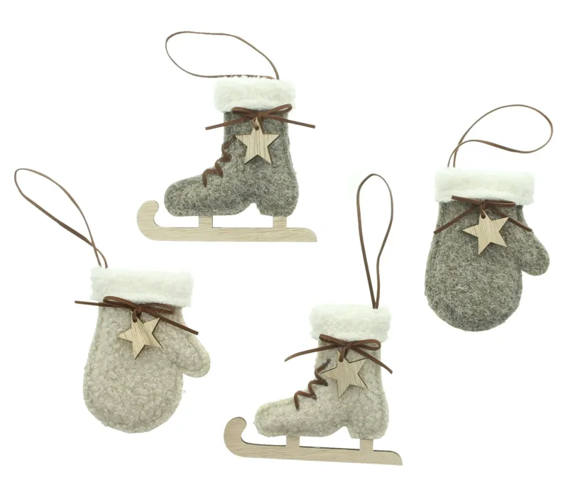 Hänger "Winterzeit", 4er Set