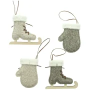 Hänger "Winterzeit", 4er Set
