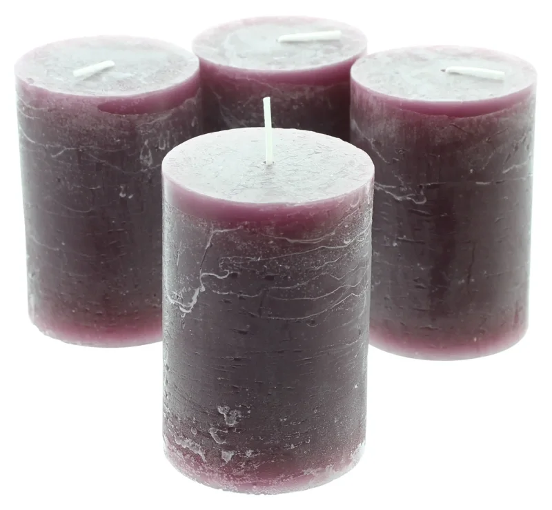 Kerze "Berry", 4er Set