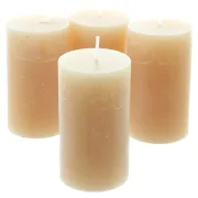 Kerze "Karamell", 4er Set