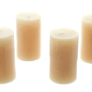 Kerze "Karamell", 4er Set